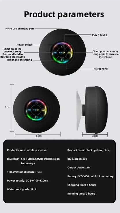 Mini Bluetooth IPX4 Waterproof Speaker